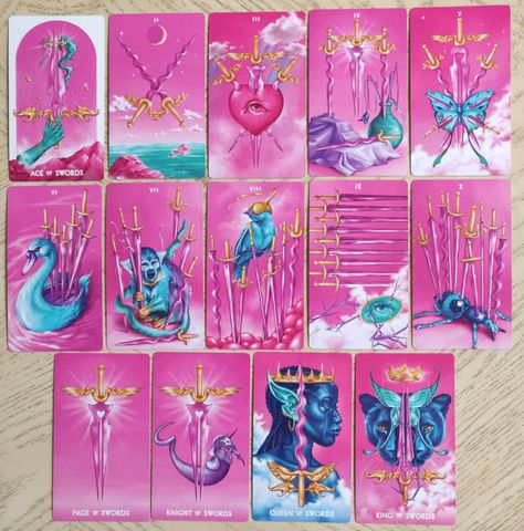 Colorful Tarot Cards, Pagan Images, Tarot Cards Art, Witch Magic, Art Collage Wall, Oracle Cards, Aphrodite, Tarot Card, Tarot Decks