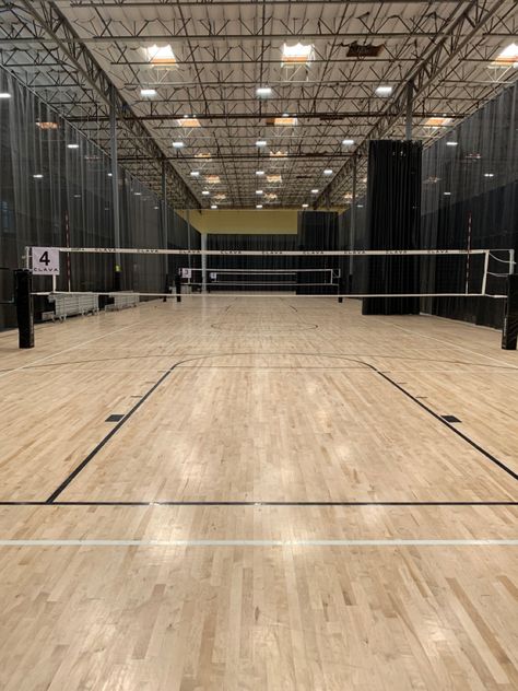 Aluminum Volleyball Net System at Clava Volleyball Club by Sports Imports Indoor Volleyball Court Home, Volleyball Court Background, Volleyball Court Aesthetic, Indoor Volleyball Court, Volleyball Background, Volleyball Room, Volleyball Vibes, Volleyball Backgrounds, Volleyball Aesthetic