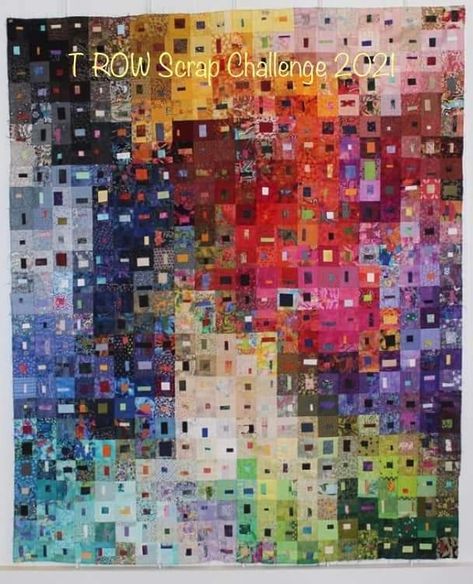 Terry Rowland Color Wash Quilt, Terry Rowland, Watercolor Quilt, Crumb Quilt, I Spy Quilt, Basic Quilt, Quilting Designs Patterns, Scrap Fabric Crafts, Scrappy Quilt Patterns