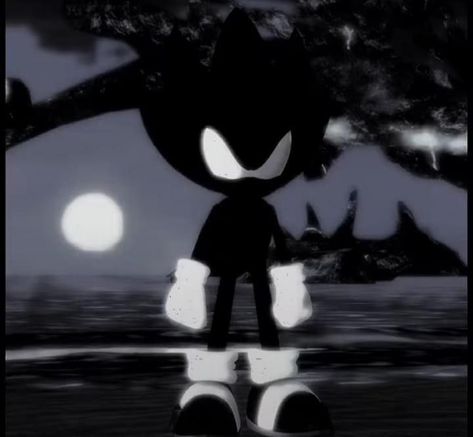 Sonic Black And White, Dark Discord Pfp, Gemini Wallpaper, Dark Sonic, Best Wallpaper Hd, Pfp Profile, Evangelion Art, Anime City, Black And White Cartoon