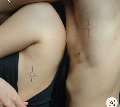 Greek Couple Tattoos, Boy And Girl Matching Tattoos, Matching Couple Tattoos Minimalist, Minimalist Tattoo Couple, Tattoos For Couples Meaningful, Minimalist Couple Tattoo Ideas, Couple Tattoo Unique, Minimalist Couple Tattoo, Tiny Matching Tattoos Couple