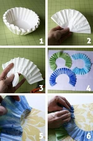 Paper Ruffles, Quick Wedding, Scrapbooking Mini Album, Creating Keepsakes, Coffee Filter Crafts, Coffee Filter Flowers, Making Flowers, Scrapbook Tutorial, Scrapbooking Techniques