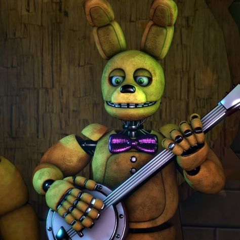 Springbonnie And Fredbear, Fnaf Spring Bonnie, Springtrap Cosplay, Diner Aesthetic, Spring Bonnie, Animatronic Fnaf, Mr. Beast, Fnaf Memes, Spring Bunny