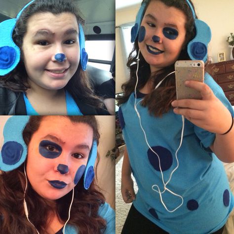 Blues Clues!!! 2K15 Blues Clues Face Paint, Blues Clues Makeup, Blues Clues, Clue, Halloween Costume, Face Paint, Halloween Face, Face Makeup, Halloween Face Makeup