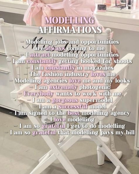 Modelling Affirmations, Model Affirmations, Daily Positive Affirmations, May 20, Feminine Energy, Affirmation Quotes, Positive Affirmations, New Life, Aurora