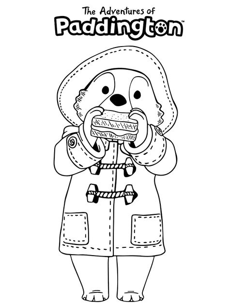 Paddington Bear Coloring Pages Free Printable, Paddington Coloring Pages, Paddington Bear London, Paddington Bear Printables, Paddington Birthday Party, Paddington Birthday, Paddington Party, Paddington Bear Party, Oso Paddington