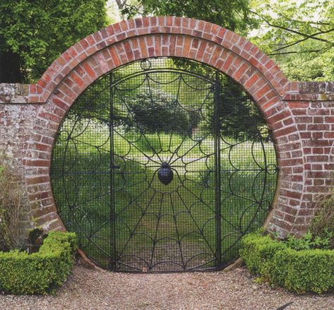 Tor Design, Moon Gate, Gothic Garden, Ivy House, Lan Can, Iron Gates, Fence Gate, Garden Gate, Iron Gate