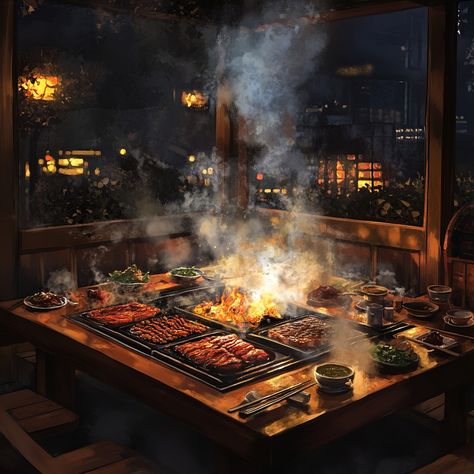 Mukbang Shows Restaurant in Abu Dhabi Buffet , offering an all-you-can-eat Korean BBQ and seafood experience. Enjoy fresh, high-quality dishes Bbq Seafood, Grilled Prawns, Steamed Mussels, Korean Barbecue, Fermented Cabbage, Lunch Buffet, Dining Menu, Buffet Restaurant, Marinated Beef