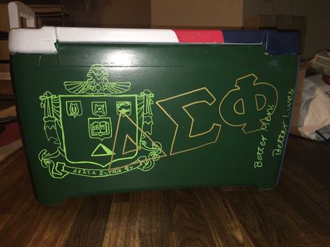 delta sigma phi cooler Delta Sigma Phi Cooler, Delta Chi Frat Cooler, Sigma Pi Frat Cooler, Frat Cooler Delta Tau Delta, Aepi Fraternity Cooler, Tke Fraternity Coolers, Delta Sigma Phi, Better Men, Fraternity Coolers