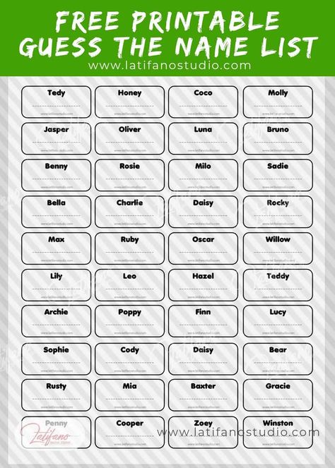 If you’re organizing a ‘Guess the Name of the Bear’ competition for a school fete or fundraiser and need a convenient template, our printable pre-filled table of teddy bear names is just what you need. Names For Teddy Bears, Reading Corner Classroom, Bear Template, All About Me Worksheet, Max And Ruby, Bears Game, Printable Board Games, Bear Names, Free Printable Games