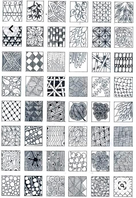 Modele Zentangle, Stylo Art, Easy Zentangle Patterns, Easy Zentangle, Zen Doodle Patterns, Zentangle Artwork, Tangle Doodle, Zen Doodle Art, Zentangle Designs