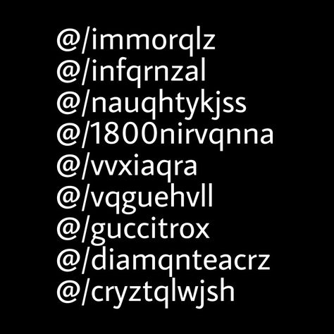 Rp Username Ideas, Dark Username Ideas, Discord Usernames, Y2k Usernames, Y2k Names, Roblox User Name Ideas, User Ideas, Usernames For Instagram, Aesthetic Usernames