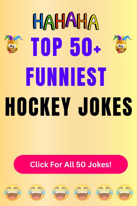 Check Out The Top 50+ Funny Hockey Jokes And Puns. Click For All 50+ Hilarious Hockey Jokes! Monkey Puns, Hockey Puns, Hockey Quotes Funny, Hockey Jokes, Sweet Puns, Programing Jokes, Jokes And Puns, Hockey Arena, Funny Hockey