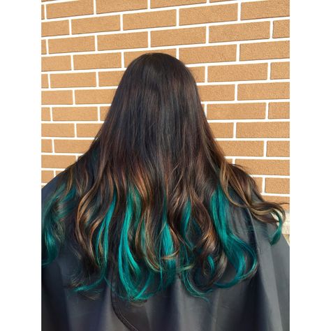 Teal hair  Peekaboo  Vibrant  Blue  Pravana  Balayage  Caramel  Teal peekaboo Blonde Hair Peekaboo Highlights, Teal Hair Peekaboo, Blonde Hair Peekaboo, Teal Peekaboo, Balayage Blonde Medium, Balayage Blue, Blue And Blonde Hair, Balayage Hair Dark Blonde, Undercolor Hair