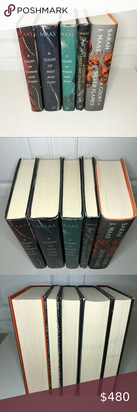 ACOTAR Original Hardcover Set Acotar Hardcover Set, Court Of Frost And Starlight, Frost And Starlight, Court Of Wings And Ruin, A Court Of Silver Flames, Court Of Mist And Fury, Silver Flames, A Court Of Wings And Ruin, Court Of Thorns And Roses