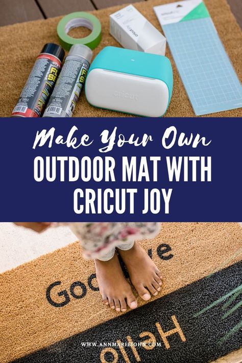 Cricket Joy Projects Craft Ideas, Outdoor Mats, Maker Project, Cricut Projects Beginner, Cricut Joy, Circuit Projects, Personalized Door Mats, Cricut Craft Room, Diy Cricut