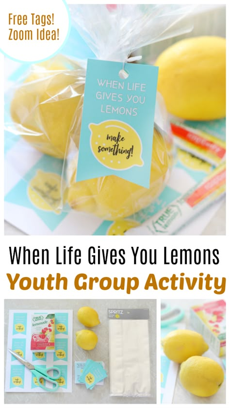 Yw Planning Activity, Last Minute Young Women Activities, Yw Activities Ideas, When Life Gives You Lemons, Young Womens Activity Ideas, Lds Activity Days Ideas, Lemon Game, Youth Activity Ideas, Church Youth Group Activities