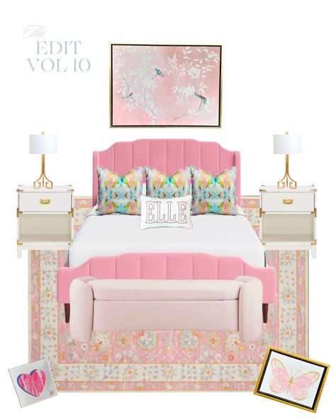 ABOUT THIS COLLECTION "Chinoiserie Garden in Blush” is a breathtakingly beautiful, and timelessly classic. The white leaves dance on soft yet eye catching pinks and the birds truly create an elegant feeling. This new collection can be ordered in a single panel, double or triple. Custom sizes available by request! *Large Pieces Pictured are size 30x48!* MORE DETAILS Fine art printed with fade-resistant, ultra-premium inks Museum-quality canvas hand-stretched and gallery wrapped onto a sustainable Dorm Room Paintings, Chinoiserie Garden, Dream Dorm Room, Dorm Room Styles, Bloxburg Builds, College Dorm Room Decor, Preppy Room Decor, White Leaves, Preppy Room