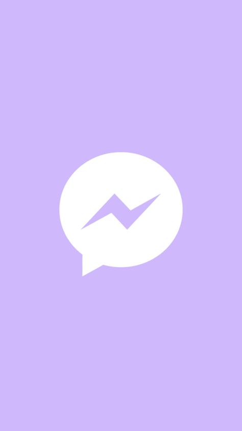 Logo de Messenger lila Messages Purple Icon, Lavender Icon, Pastel Violet, Pastel Icons, Aesthetic Logo, Purple Icon, Application Iphone, App Background, Purple Pastel