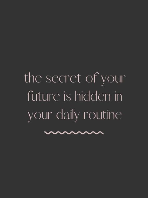 Daily Routine Motivational Quote Night Routine Quotes, Morning Routine Quotes Motivation, 5am Club Quotes, 5 Am Club Routine, Motivational Wallpaper Positive, Positive Vibes Aesthetic, Vision Board Baby, 2024 Lifestyle, Month Vision Board