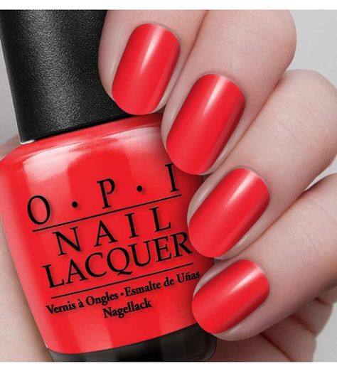 Big Apple Red | Nail Lacquer | OPI UK Opi Gel Polish Colors, Berry Nail Polish, Nail Varnish Colours, Opi Black, Popular Nail Colors, Emerald Nails, Opal Nails, Opi Polish, Wine Nails