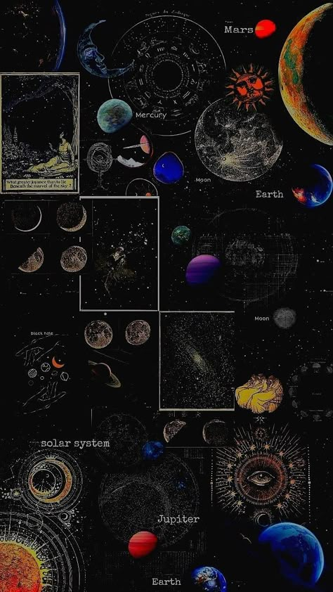 Planets Outside Our Solar System, We Are Made Of Star Stuff, Space Illustration Wallpaper, Always On Display Wallpaper, Best Phone Wallpaper, Solar System Room, Vintage Design Poster, Patterns Of Nature, Universe Design