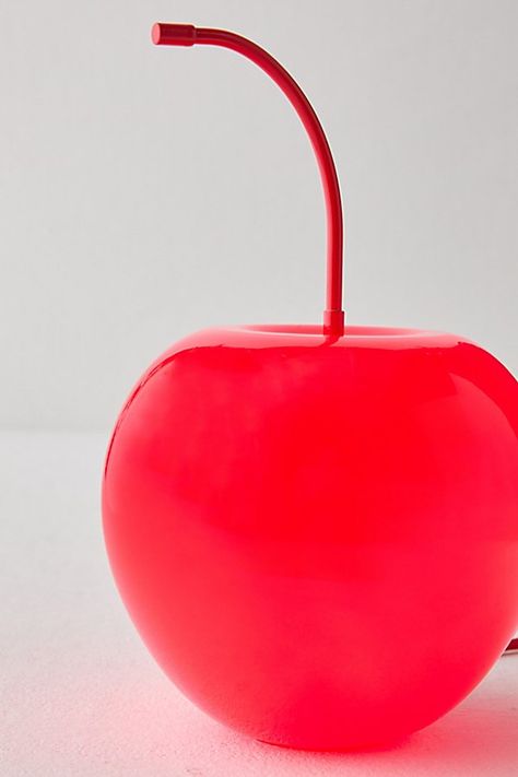 The cherry on top of your bedside displays, this fruit lamp features a juicy cherry silhouette that lends whimsical appeal to your lighting. A fun addition to your unique lighting collection, this fruit lamp casts a warm, red glow throughout your space. Available exclusively at Urban Outfitters. Features Cherry Table Lamp from UO Home Unique lighting in a juicy cherry silhouette Plug in; inline switch Requires one E12 Standard Base 74W bulb - not included Assembly required Compact fluorescent co Cherry Silhouette, Weird Lamps, Eclectic Lamp, Room Decor Pieces, Funky Lamp, Cherry Table, Funky Lamps, Novelty Lamps, Uo Home