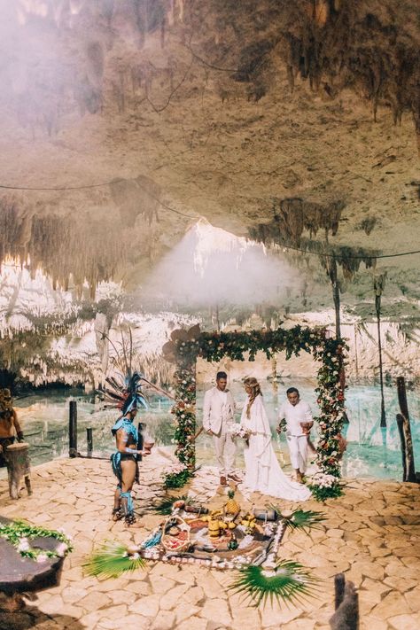 Embark on a timeless journey of love with a Mayan-inspired wedding ceremony, where ancient traditions meet modern romance. 💍✨ #mayanwedding #weddingceremony #tulumwedding #cenotewedding 2023 Writing, Mayan Wedding, Writing Wedding Vows, Tulum Wedding, Luxury Wedding Planner, Modern Romance, Wedding Vows, Tulum, Luxury Wedding