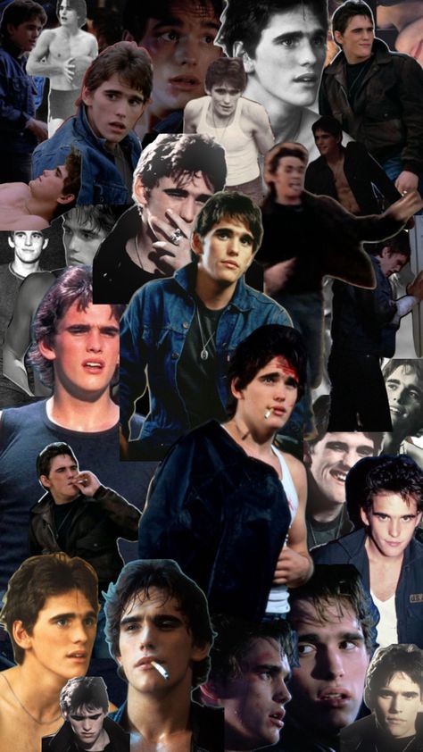 #outsiders#dallywinstion Matt Dillon The Outsiders, Young Matt Dillon, Matt Dallas, The Outsiders Imagines, Outsiders Movie, Guys My Age, The Outsiders Greasers, Dallas Winston, Matt Dillon