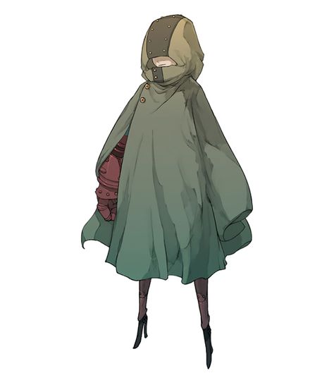 Yunika (Cloaked) from Gravity Rush Gravity Rush, Cyberpunk Anime, Character Design References, Comic Styles, Character Designs, Character Creation, Fantasy Clothing, Dnd Characters, Drawing Poses