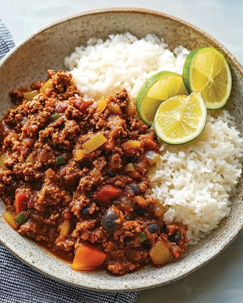 Classic Cuban-Style Picadillo - Luna Recipe Cuban Ground Beef Recipes, Picadillo Recipe Cuban, Cuban Picadillo Recipe, Cuban Picadillo, Picadillo Recipe, Cuban Style, Dinner This Week, Cuban Recipes, Ham Recipes