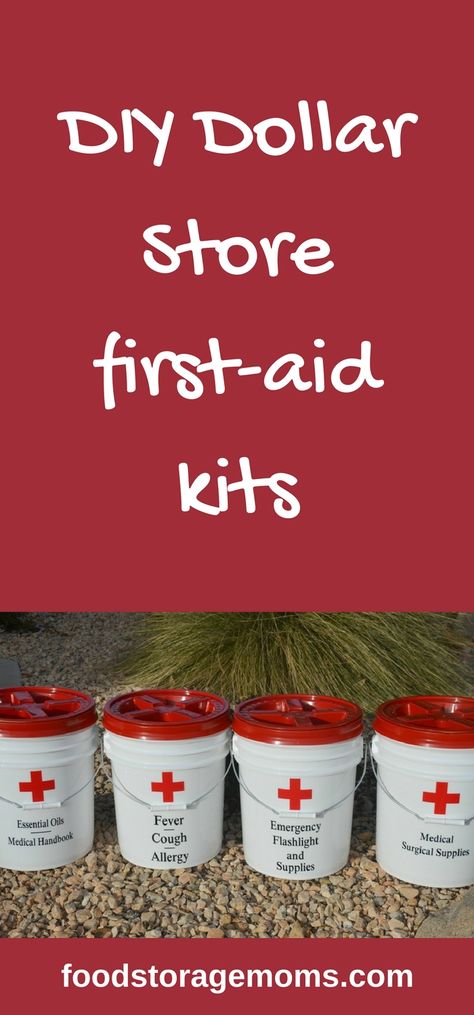 DIY Dollar Store first-aid kits Essential Oils For Cough, Urban Survival Kit, Survival Pack, Camping First Aid Kit, Emergency Prepardness, First Aid Kits, Emergency Plan, Urban Survival, Medical Kit