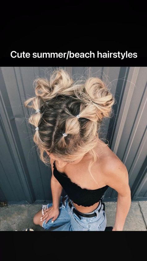 Easy Trendy Hairstyles, Bridesmaid Hair Medium Length, Beach Hairstyles Medium, Pool Hairstyles, Beach Hairstyles, 2020 Trends, Hair St, Volleyball Hairstyles, Hair Color For Black Hair