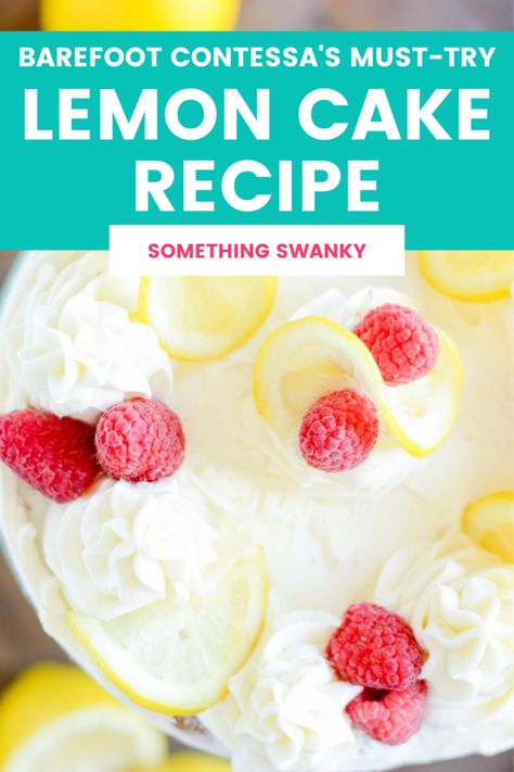 Ina Garten Lemon Cake, Blueberry Sweet Rolls, Christmas Bread Recipes, Pralines And Cream, Starbucks Pumpkin Bread, Lemon Curd Cake, Lemon Cakes, Lime Desserts, Lemon Cream Cheese Frosting