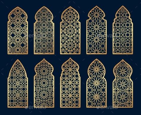 Arabian Mosque Window Gate and Door Patterns Mosque Design Islamic Architecture Istanbul Turkey, Mosque Pattern, Mosque Door, Arabian Pattern, Golden Arch, Ornament Shapes, Mosque Design Islamic Architecture, Nature Designs, Campaign Design