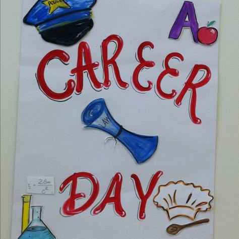 Career Day poster!! Career Day Decorations For School, Career Guidance Posters, Career Day Crafts, Career Day Poster Ideas, Career Day Ideas For Elementary, Career Day Ideas, Pe Classroom, Babies Activities, Teaching Sound