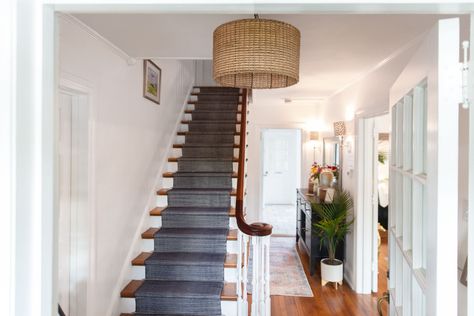 In feng shui, a staircase facing the front door can create challenges. Learn how to work with them for better feng shui in relation to your stairs. Staircase In Front Of Door Entryway, Stairs Facing Front Door, Stairs At Front Door, Stairs Front Door Entryway, Stairs In Front Of Door Entryway, Feng Shui Stairs, Feng Shui Entryway, Feng Shui Entrance, Scotland House