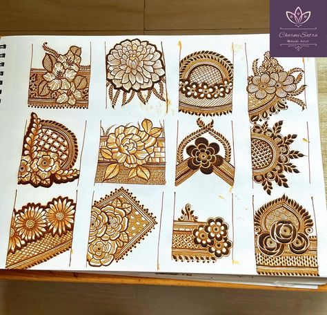 Mehendi Practice, Mehndi Book, Mehendi Artist, Startup Design, Beginner Henna, Full Mehndi, Floral Henna Designs, Mehndi Designs Bridal, Mehndi Designs Bridal Hands