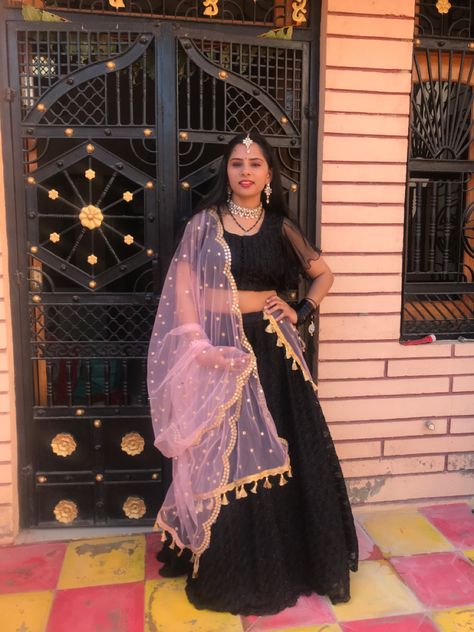 Indian dress, wedding dress ideas Pink Lehenga, Lehenga Choli, Indian Dresses, Lehenga, Saree, Wedding Dress, Dresses, Pink, Black