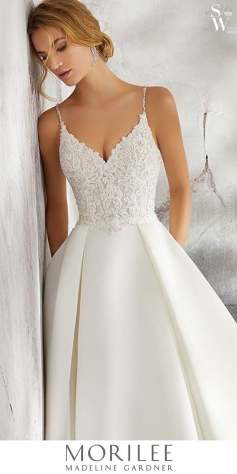 Wedding Dress Tea Length, Morilee By Madeline Gardner, Madeline Gardner, White Wedding Dress, Cute Wedding Dress, Princess Wedding Dresses, Dresses Lace, Princess Wedding, Wedding Dresses Romantic