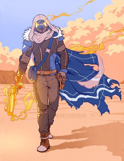 Destiny Hunter, Destiny, Cowboy, Art