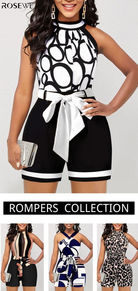 Shop for trendy fashion style jumpsuitsfor women online at ROSEWE. Find the newest casual and cute swimsuit with affordable prices. Rompers For Women, Stylish Work Attire, Jumpsuits And Rompers, Classy Dress Outfits, Classy Casual Outfits, 2022 Fashion, Dope Fashion, Classy Casual, Jumpsuit Fashion