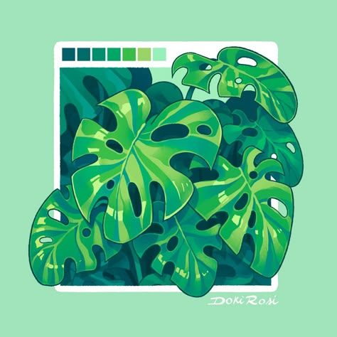 Posca Art, Minimalist Tattoos, Plant Drawing, Arte Sketchbook, Monstera Deliciosa, Plant Illustration, Plant Art, Urban Jungle, Aesthetically Pleasing