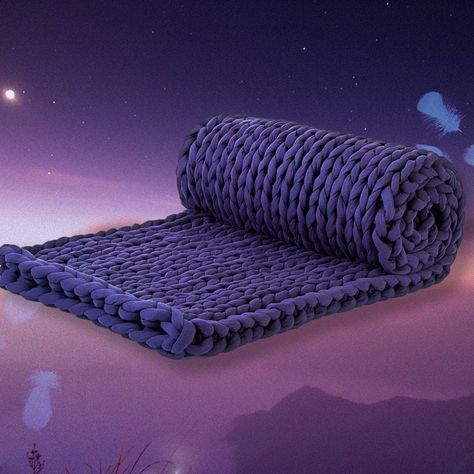 12 Best Weighted Blankets in 2020: Gravity Blanket, Bearaby & Casper | Glamour Gravity Blanket, Best Weighted Blanket, Big Spoon, Restless Legs, Restless Leg Syndrome, Heavy Blanket, Weighted Blankets, Celebrity Workout, Trouble Sleeping