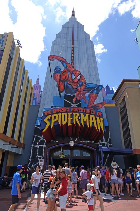 Height Requirements at Universal Orlando Resort - Universal Florida - The Amazing Adventures of Spider Man Orlando Universal, Universal Studios Orlando Trip, Universal Trip, Disney Universal Studios, Orlando Trip, Universal Vacation, Universal Islands Of Adventure, Universal Parks, Universal Studio