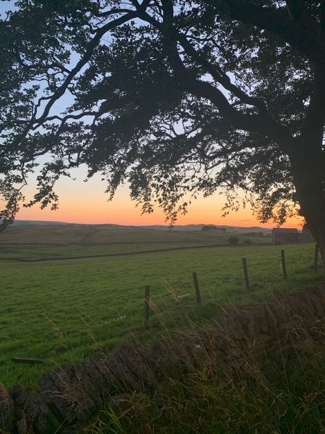 Sunset, Northumberland, countryside, England, field, summer, camping, pink, sky, meadow, aesthetic Northumberland Aesthetic, Cloudcore Aesthetic, Uk Sunset, Country Walks, Beach Sunset Photography, Northumberland England, Collage Painting, Summer 25, Country Walk