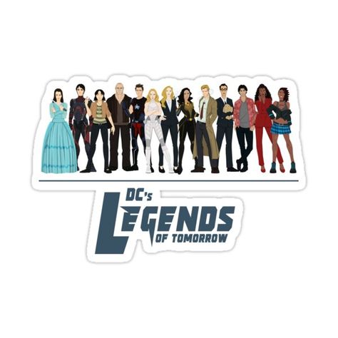 Decorate laptops, Hydro Flasks, cars and more with removable kiss-cut, vinyl decal stickers. Glossy, matte, and transparent options in various sizes. Super durable and water-resistant. Animated Versions of the Legends Dc's Legends Of Tomorrow, Legends Of Tommorow, Flash Funny, Harry Potter Poster, Dc Tv Shows, Legends Of Tomorrow, Dc Legends Of Tomorrow, Wallpaper Stickers, Funny Puns