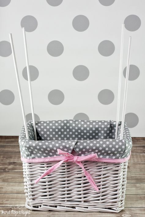 Make a Hot Air Balloon Gift Basket| Third Stop on the Right How To Make A Hot Air Balloon Gift Basket, Hot Air Balloon Hamper, Diy Air Balloon Basket, How To Make A Hot Air Balloon Basket, Baby Shower Hot Air Balloon Gift Baskets, Hot Air Balloon Gift Basket Diy, Hot Air Balloon Baby Shower Gift, Balloon Basket Diy, How To Make A Hot Air Balloon