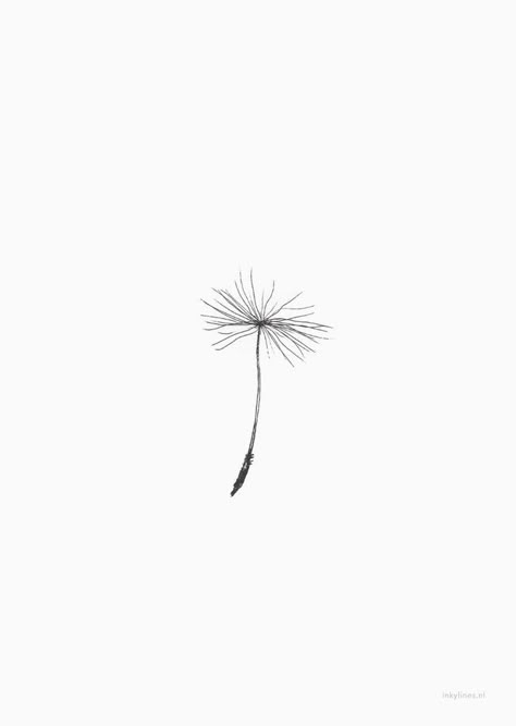 Seed Tattoo, Dandelion Tattoo Design, Dandelion Tattoo, Small Pretty Tattoos, Dandelion Seed, Modern Tattoos, Line Art Tattoos, Discreet Tattoos, Dainty Tattoos