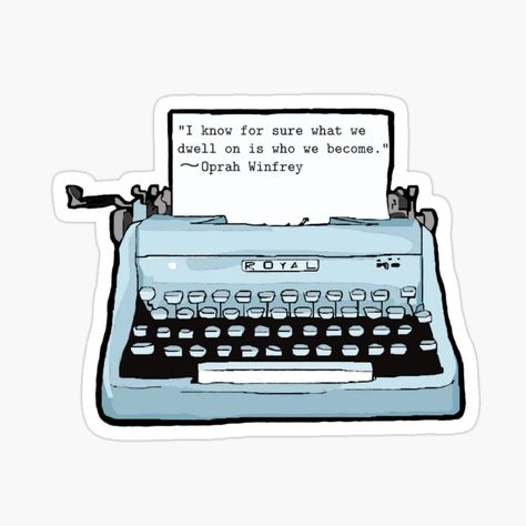 Get my art printed on awesome products. Support me at Redbubble #RBandME: https://www.redbubble.com/i/sticker/Typewriter-Quote-by-blue1vintage/58421482.EJUG5?asc=u Typewriter Doodle Simple, Vintage Typewriter Drawing, Typewriter Sketch, Typewriter Sticker, Typewriter Quotes, Typewriter Print, Graffiti Quotes, Kindle Stickers, Summer Book